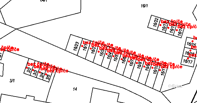 Smržovka 43411410 na parcele st. 16/3 v KÚ Smržovka, Katastrální mapa