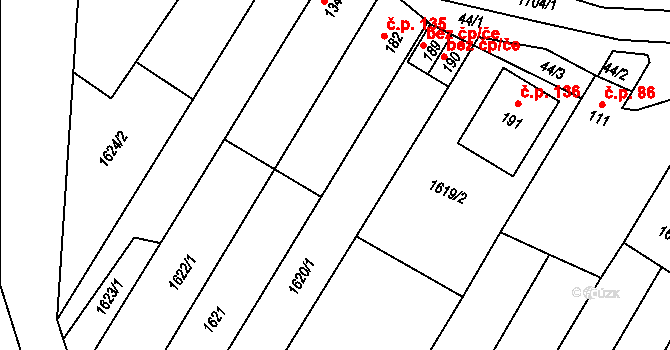 Peruc 46246410 na parcele st. 190 v KÚ Stradonice u Pátku, Katastrální mapa