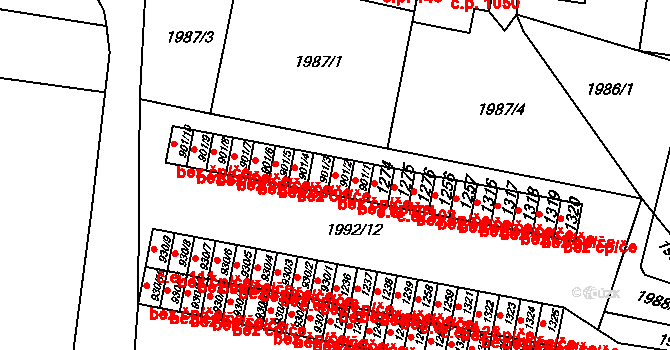 Pacov 45285411 na parcele st. 901/2 v KÚ Pacov, Katastrální mapa