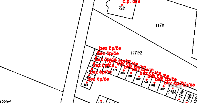 Králíky 45514411 na parcele st. 860 v KÚ Králíky, Katastrální mapa