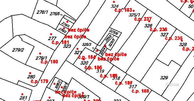 Česká Lípa 49191411 na parcele st. 325/3 v KÚ Česká Lípa, Katastrální mapa