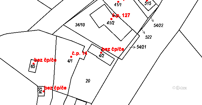 Albrechtice nad Orlicí 78893411 na parcele st. 4/2 v KÚ Albrechtice nad Orlicí, Katastrální mapa
