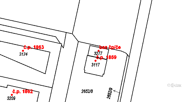 Lysá nad Labem 78018412 na parcele st. 3277 v KÚ Lysá nad Labem, Katastrální mapa