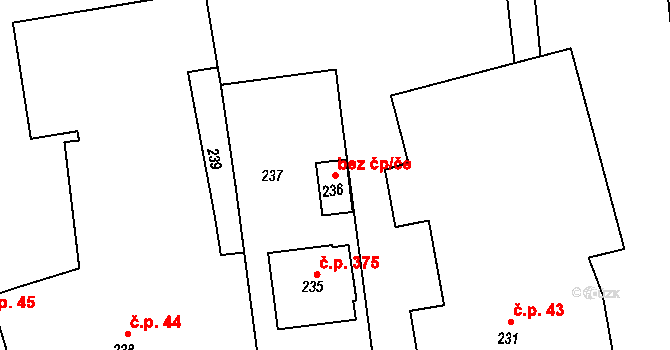 Dlouhá Loučka 40835413 na parcele st. 236 v KÚ Dolní Dlouhá Loučka, Katastrální mapa