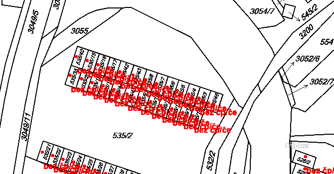 Rychnov nad Kněžnou 42892414 na parcele st. 535/6 v KÚ Rychnov nad Kněžnou, Katastrální mapa