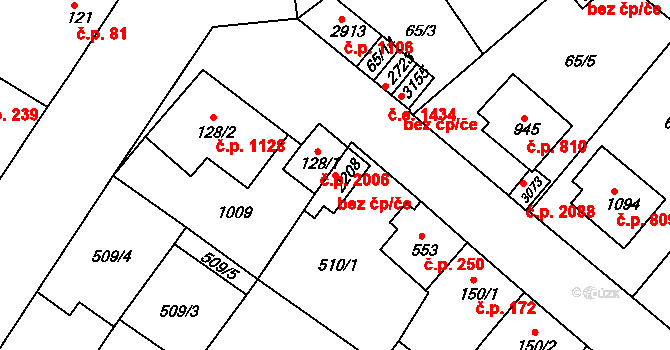 Sezimovo Ústí 47428414 na parcele st. 2208 v KÚ Sezimovo Ústí, Katastrální mapa