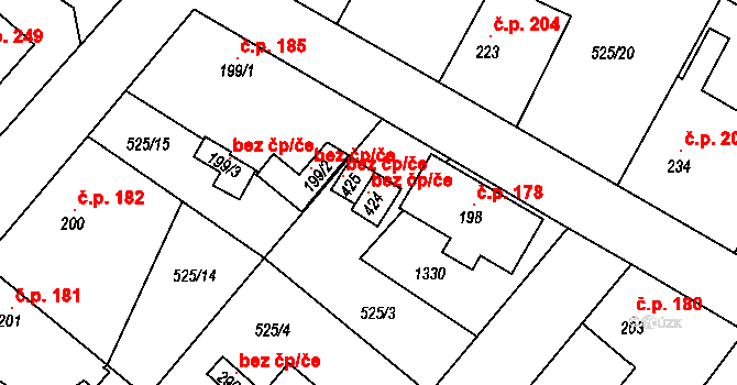Kublov 103528415 na parcele st. 424 v KÚ Kublov, Katastrální mapa