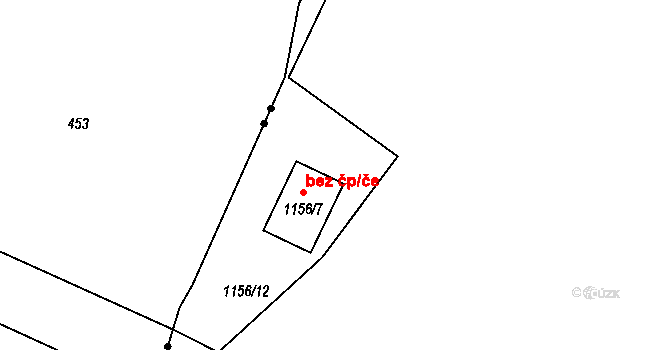 Havlíčkův Brod 44561415 na parcele st. 1156/7 v KÚ Mírovka, Katastrální mapa