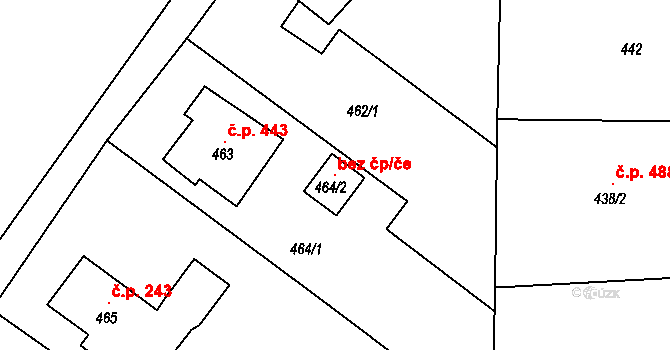 Petrovice u Karviné 119558416 na parcele st. 464/2 v KÚ Petrovice u Karviné, Katastrální mapa