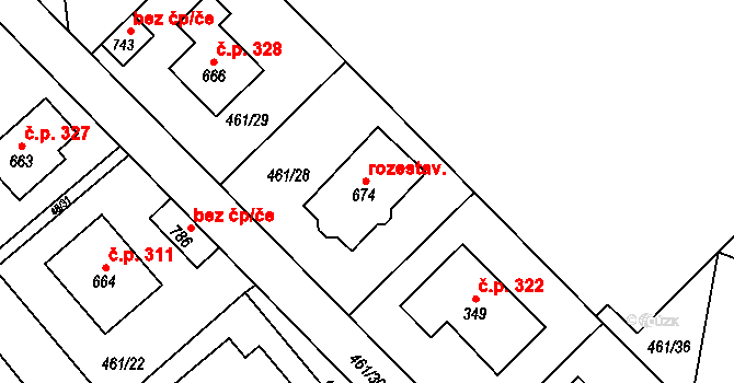 Sokoleč 329, Katastrální mapa