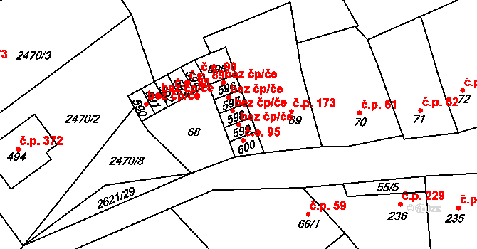 Horní Cerekev 94, Katastrální mapa