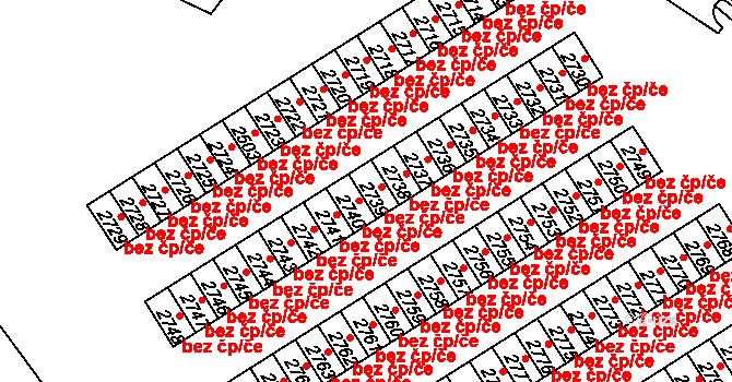 Čáslav 43302416 na parcele st. 2740 v KÚ Čáslav, Katastrální mapa