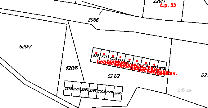 Olešnice v Orlických horách 44274416 na parcele st. 571 v KÚ Olešnice v Orlických horách, Katastrální mapa