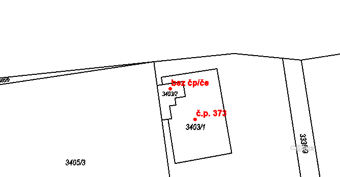 Dolní Lutyně 112559417 na parcele st. 3403/2 v KÚ Dolní Lutyně, Katastrální mapa