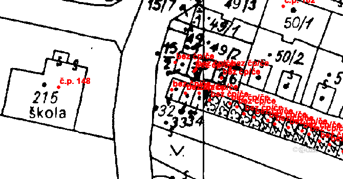Heřmanova Huť 39637417 na parcele st. 32 v KÚ Vlkýš, Katastrální mapa