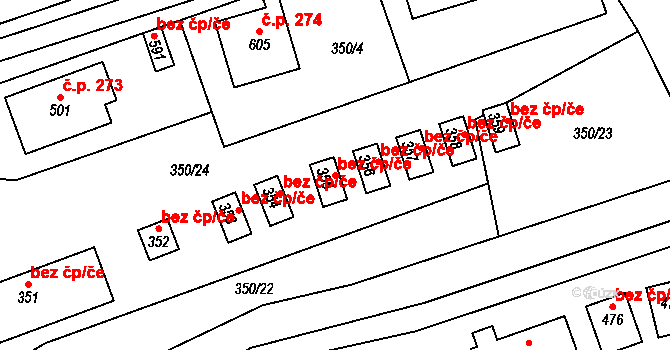 Liběchov 45396418 na parcele st. 355 v KÚ Liběchov, Katastrální mapa