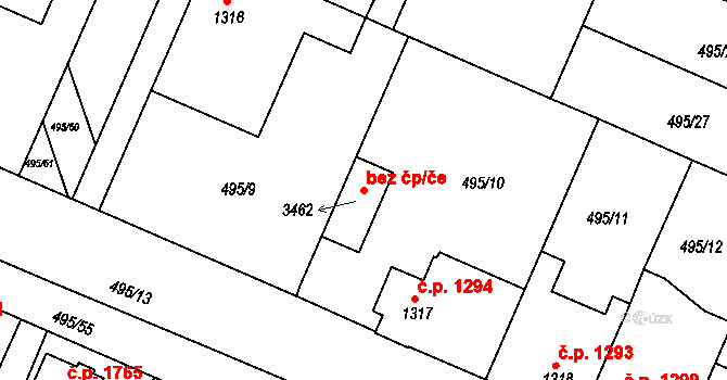 Lysá nad Labem 83050418 na parcele st. 3462 v KÚ Lysá nad Labem, Katastrální mapa