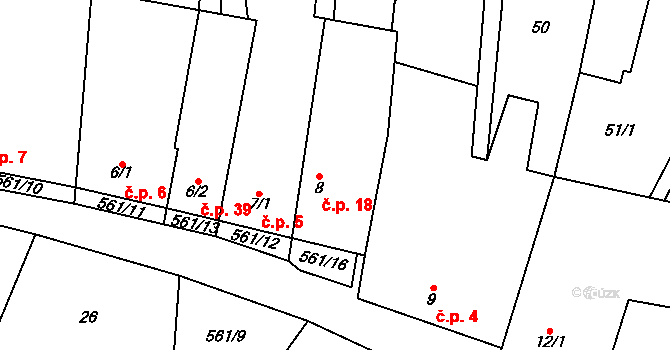 Skočova Lhota 388, Malá Roudka, Katastrální mapa