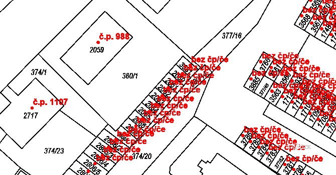 Sušice 50374419 na parcele st. 2062 v KÚ Sušice nad Otavou, Katastrální mapa