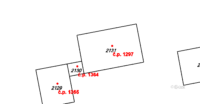 Lipník nad Bečvou I-Město 1297, Lipník nad Bečvou na parcele st. 2131 v KÚ Lipník nad Bečvou, Katastrální mapa