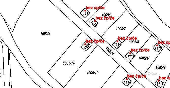 Nová Role 39708420 na parcele st. 1234 v KÚ Nová Role, Katastrální mapa