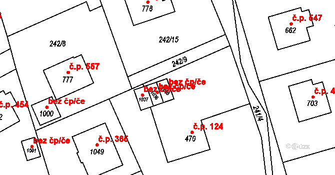 Dolní Bečva 42377421 na parcele st. 1035 v KÚ Dolní Bečva, Katastrální mapa