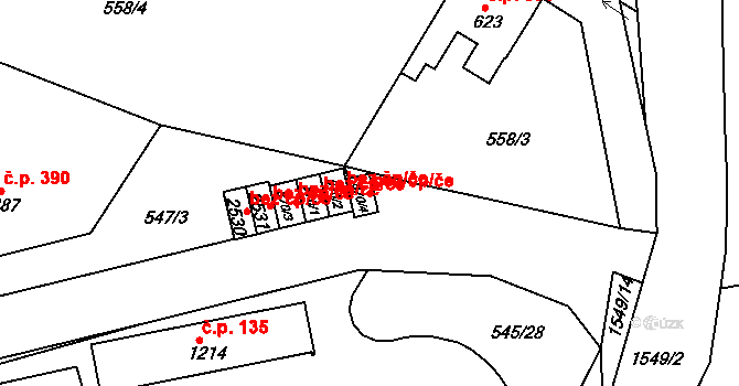 Prachatice 46141421 na parcele st. 870/4 v KÚ Prachatice, Katastrální mapa