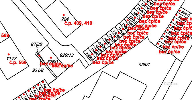 Prachatice 47834421 na parcele st. 1348/2 v KÚ Prachatice, Katastrální mapa