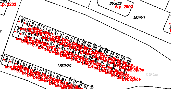 Tachov 38304422 na parcele st. 1993 v KÚ Tachov, Katastrální mapa