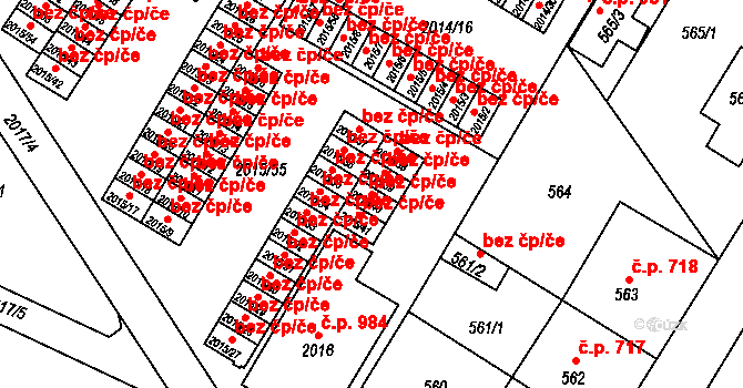 Týniště nad Orlicí 38501422 na parcele st. 2015/40 v KÚ Týniště nad Orlicí, Katastrální mapa
