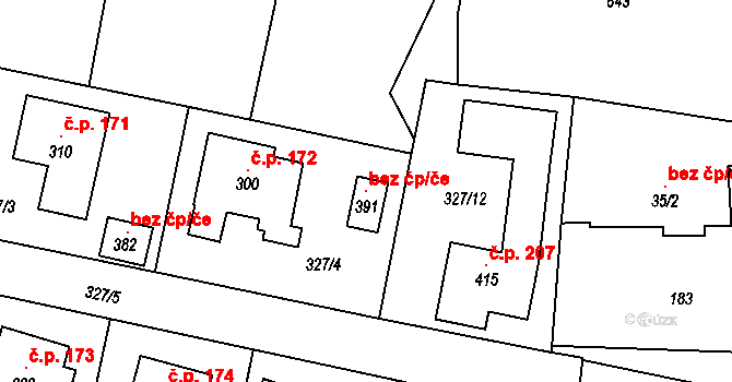 Fryšava pod Žákovou horou 120266423 na parcele st. 391 v KÚ Fryšava pod Žákovou horou, Katastrální mapa