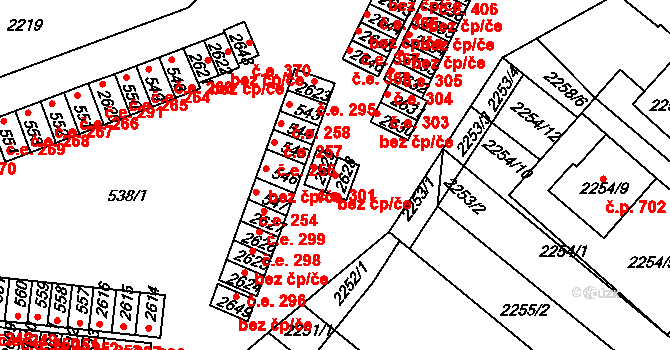 Veverská Bítýška 48608424 na parcele st. 2628 v KÚ Veverská Bítýška, Katastrální mapa