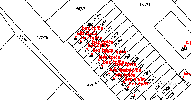 Vrdy 38283425 na parcele st. 483 v KÚ Vrdy, Katastrální mapa