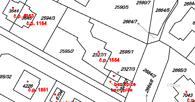 Havlíčkův Brod 1554 na parcele st. 2327/1 v KÚ Havlíčkův Brod, Katastrální mapa