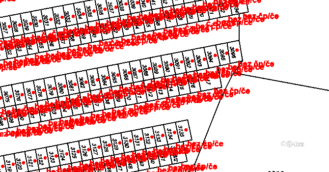 Orlová 43967426 na parcele st. 3113 v KÚ Horní Lutyně, Katastrální mapa