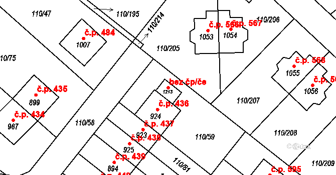 Psáry 49140426 na parcele st. 1213 v KÚ Dolní Jirčany, Katastrální mapa