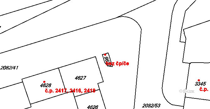 Pardubice 46747427 na parcele st. 9631 v KÚ Pardubice, Katastrální mapa
