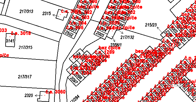 Sezimovo Ústí 40923428 na parcele st. 2351 v KÚ Sezimovo Ústí, Katastrální mapa