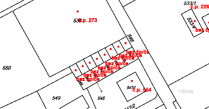 Suchdol nad Odrou 44872429 na parcele st. 540 v KÚ Suchdol nad Odrou, Katastrální mapa