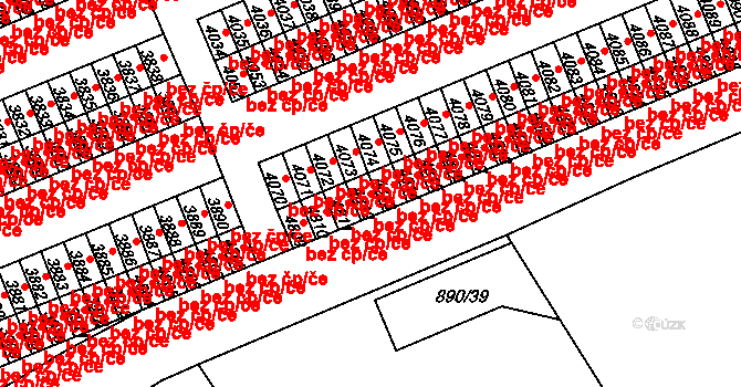 Kroměříž 44999429 na parcele st. 4812 v KÚ Kroměříž, Katastrální mapa
