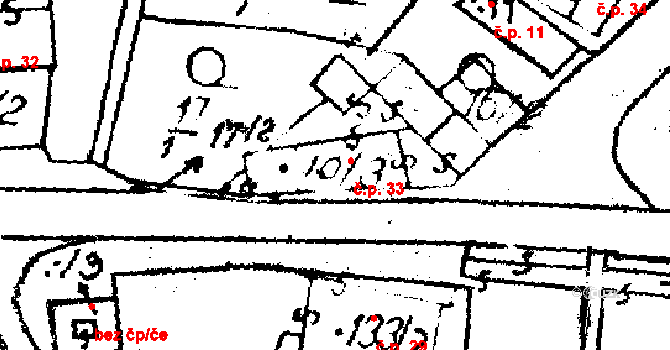 Lukov 33 na parcele st. 10/3 v KÚ Lukov u Zlína, Katastrální mapa