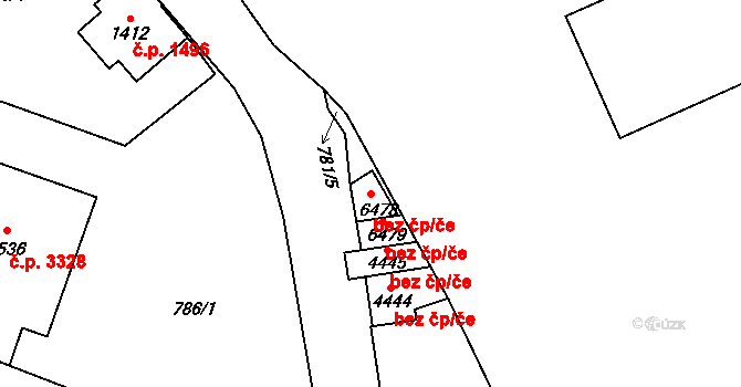 Jablonec nad Nisou 2994, Katastrální mapa