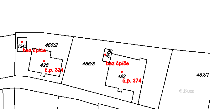 Hejnice 38477432 na parcele st. 859 v KÚ Hejnice, Katastrální mapa