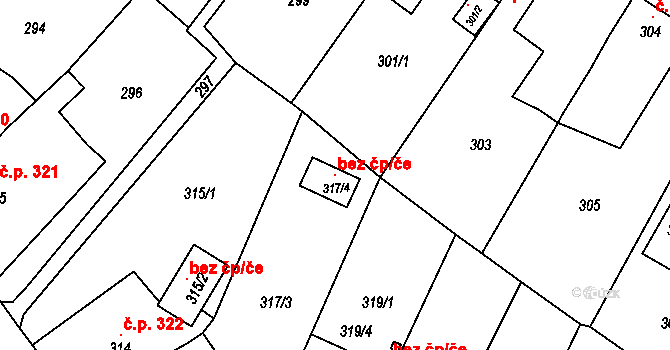 Klášterec nad Ohří 120341433 na parcele st. 317/4 v KÚ Miřetice u Klášterce nad Ohří, Katastrální mapa