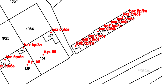 Kožichovice 38335433 na parcele st. 146 v KÚ Kožichovice, Katastrální mapa