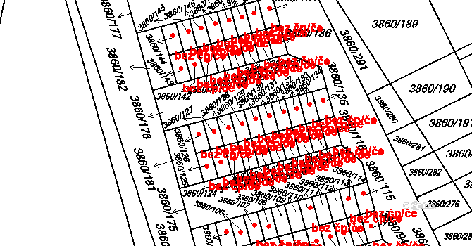 Chotěboř 49849433 na parcele st. 3860/129 v KÚ Chotěboř, Katastrální mapa