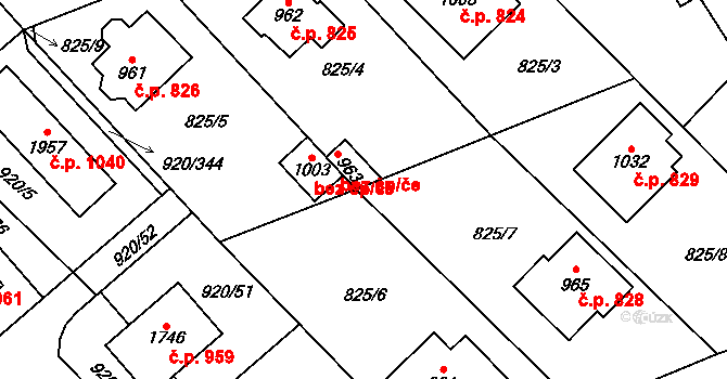 Kostelec nad Labem 45402434 na parcele st. 963 v KÚ Kostelec nad Labem, Katastrální mapa
