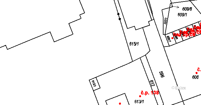 Objekt 48874434, Katastrální mapa