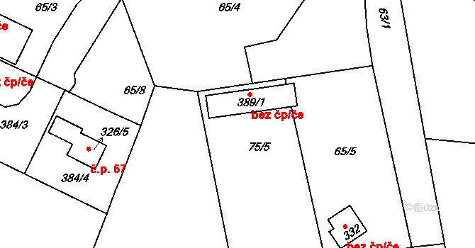 Rosnice 64, Karlovy Vary, Katastrální mapa