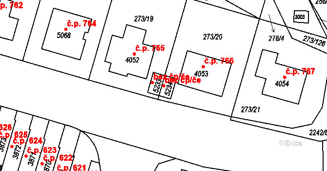 Trutnov 48535435 na parcele st. 5234 v KÚ Trutnov, Katastrální mapa